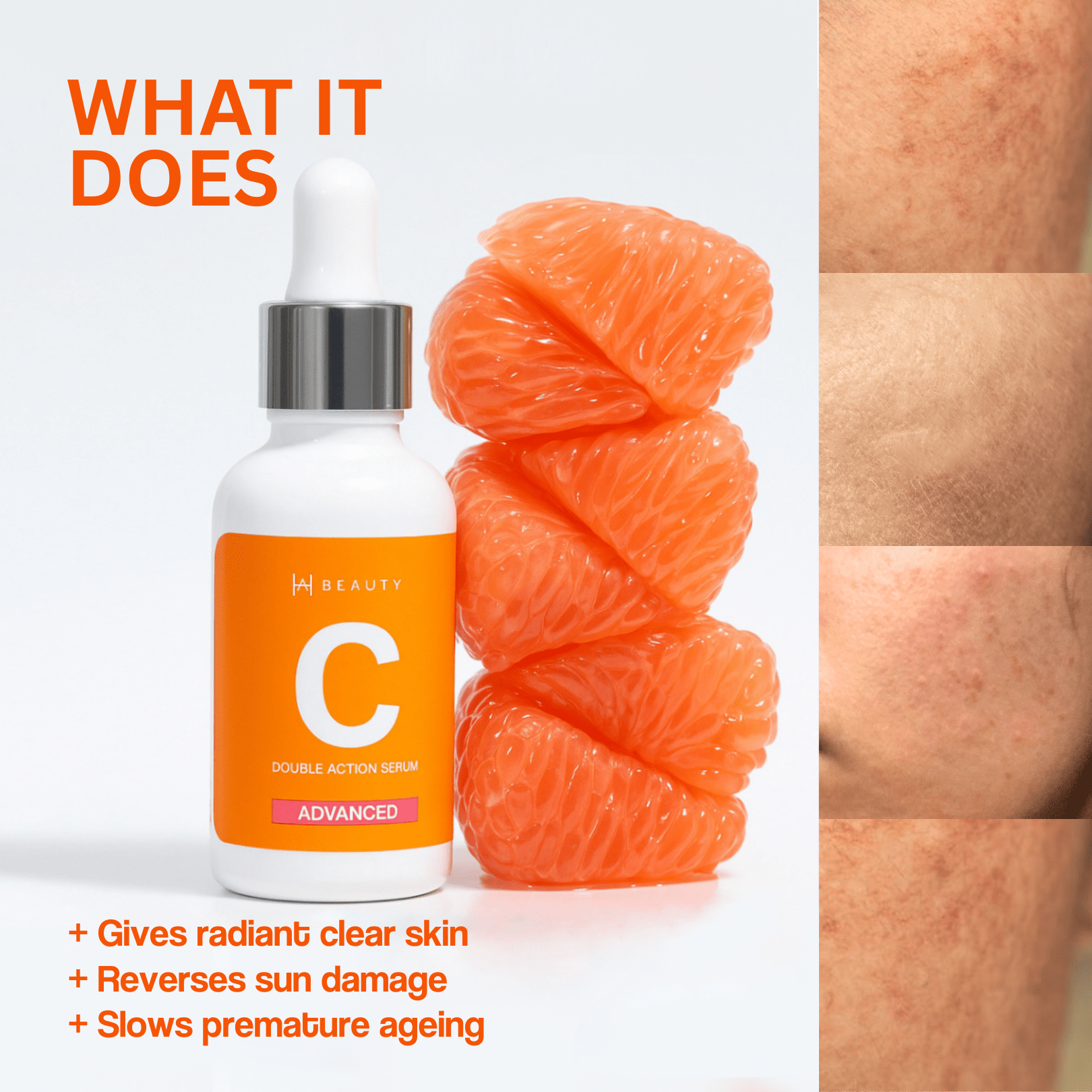 Double Action Serum - Vit C 10% + HA. - Hira Ali